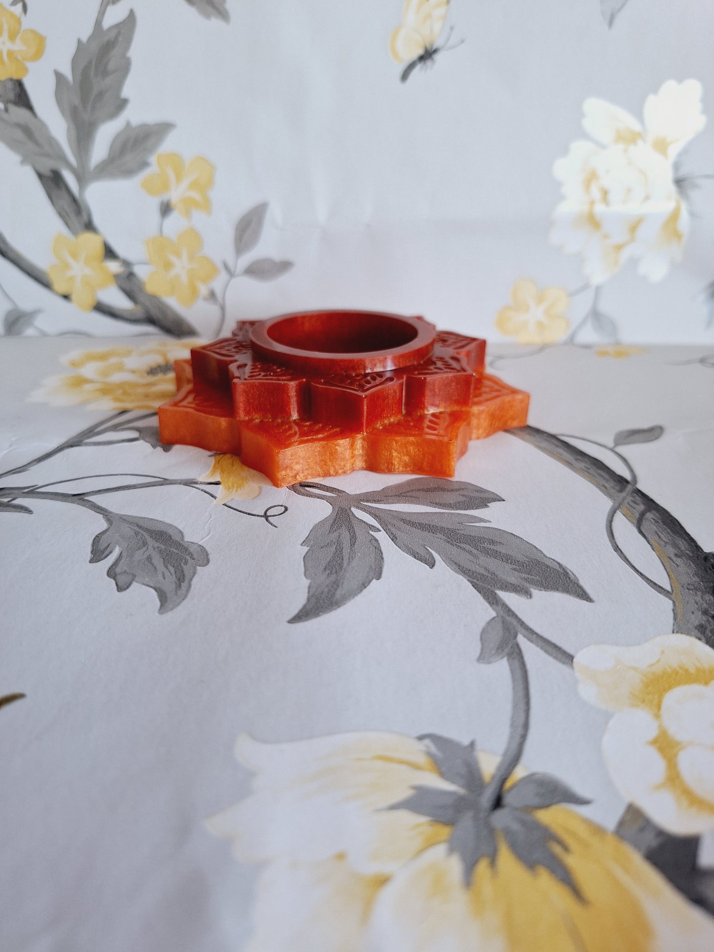 Red & Orange Tea Light Holder