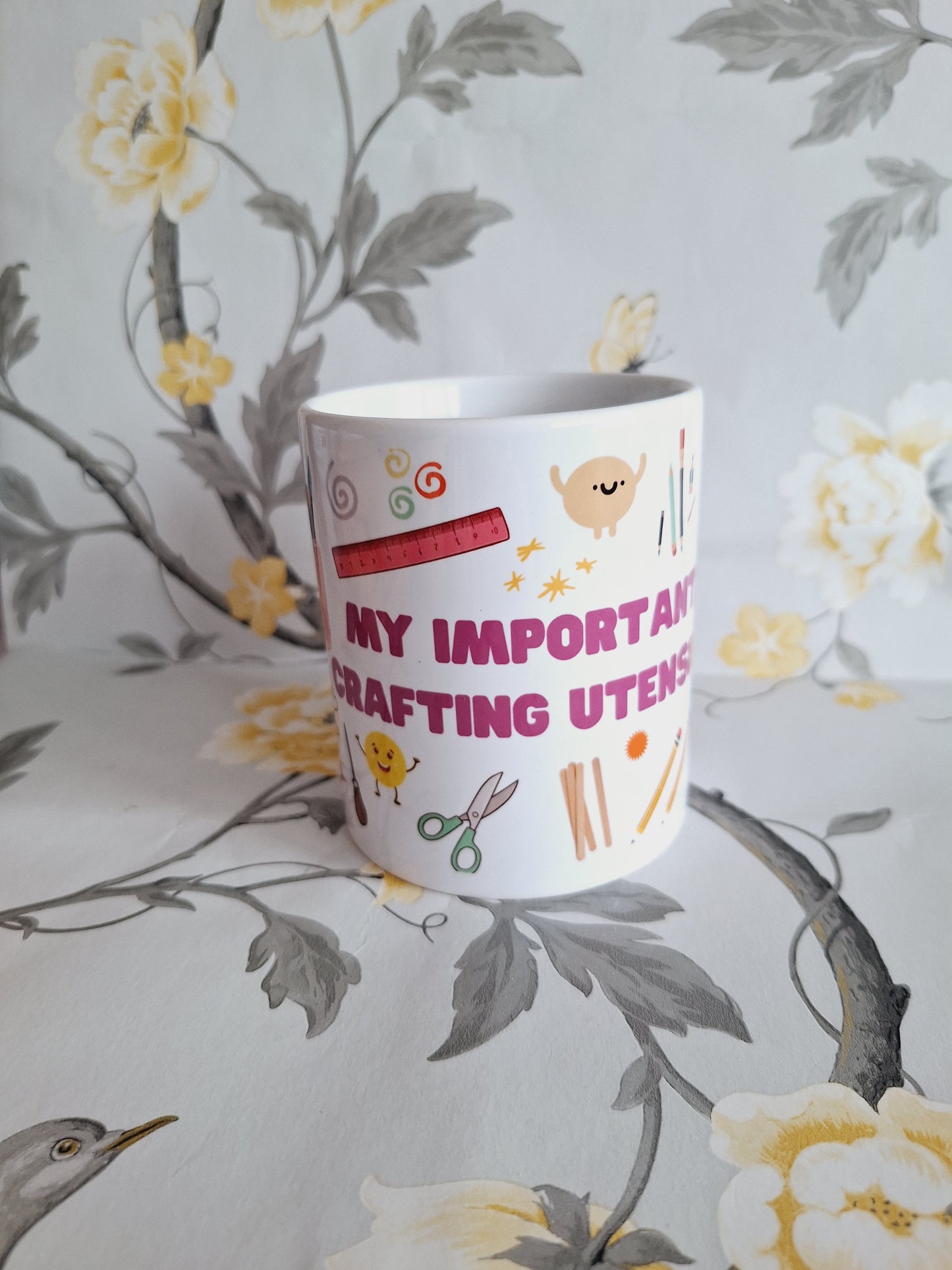 My Important Crafting Utensils Pen Pot