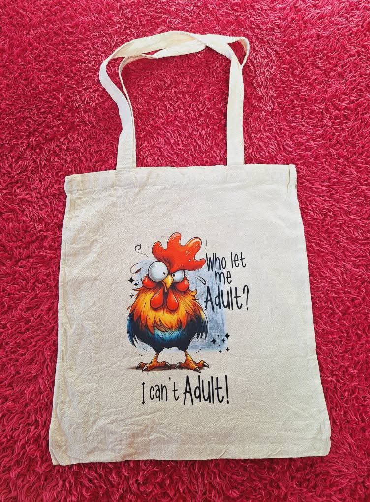 I Can't Adult Tote Bag
