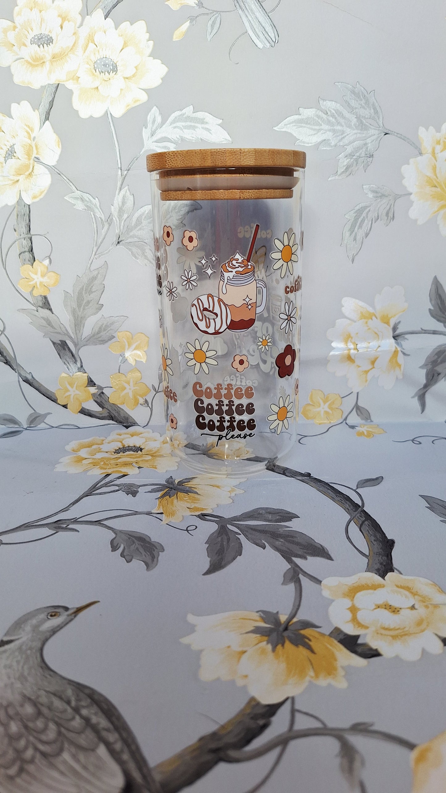 All I Need Is A Cup Of Coffee Glass Tumbler