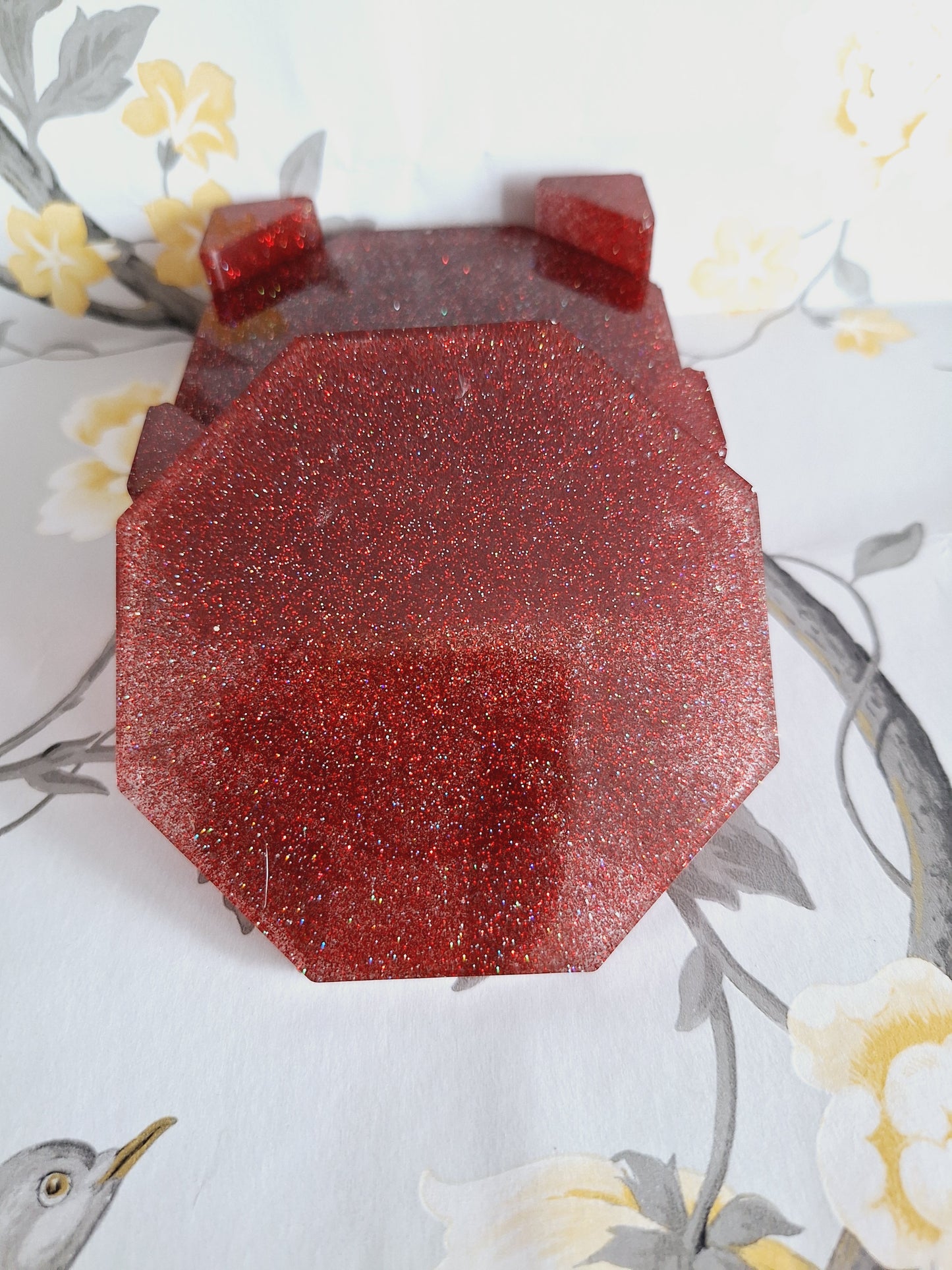 Red Glitter Coasters