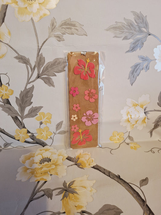 Pink Floral Book Mark