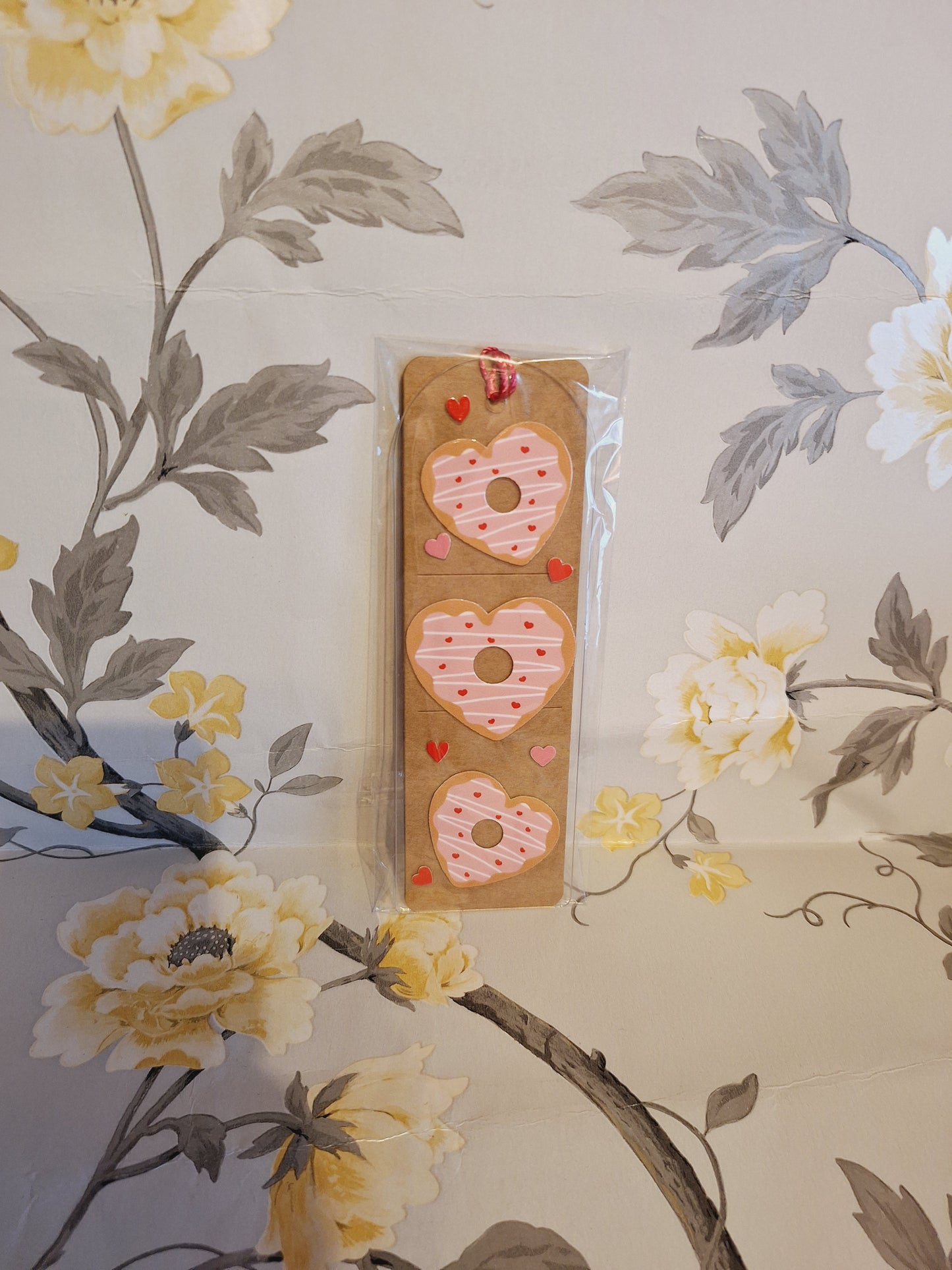 Pink Donut & Pink Heart Book Mark