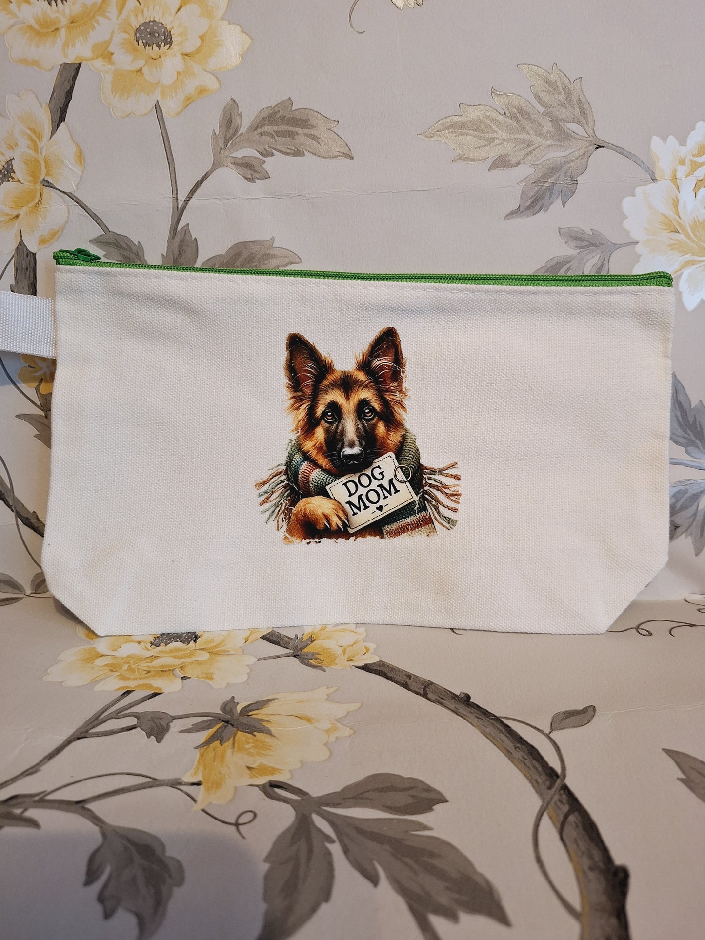 Dog Mum With Green Zip