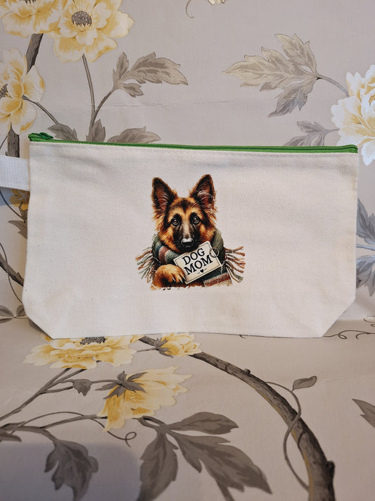 Dog Mum With Green Zip