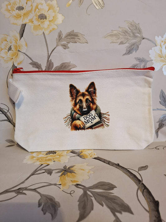 Dog Mum With Red Zip