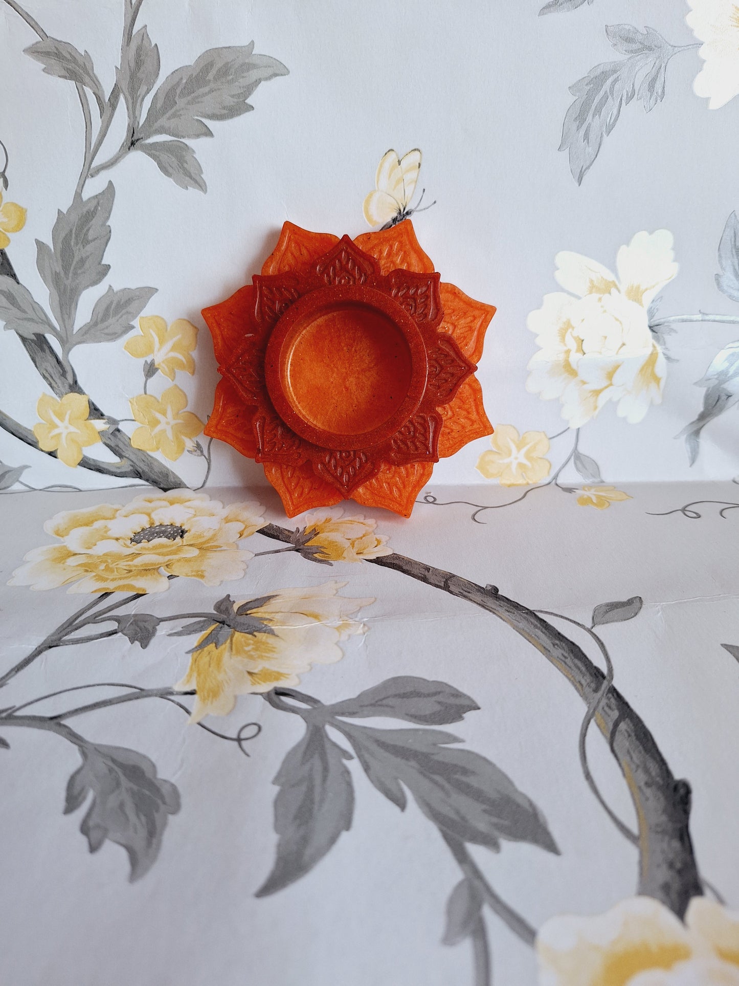 Red & Orange Tea Light Holder