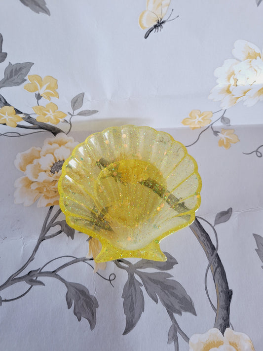 Yellow Sea Shell Tray