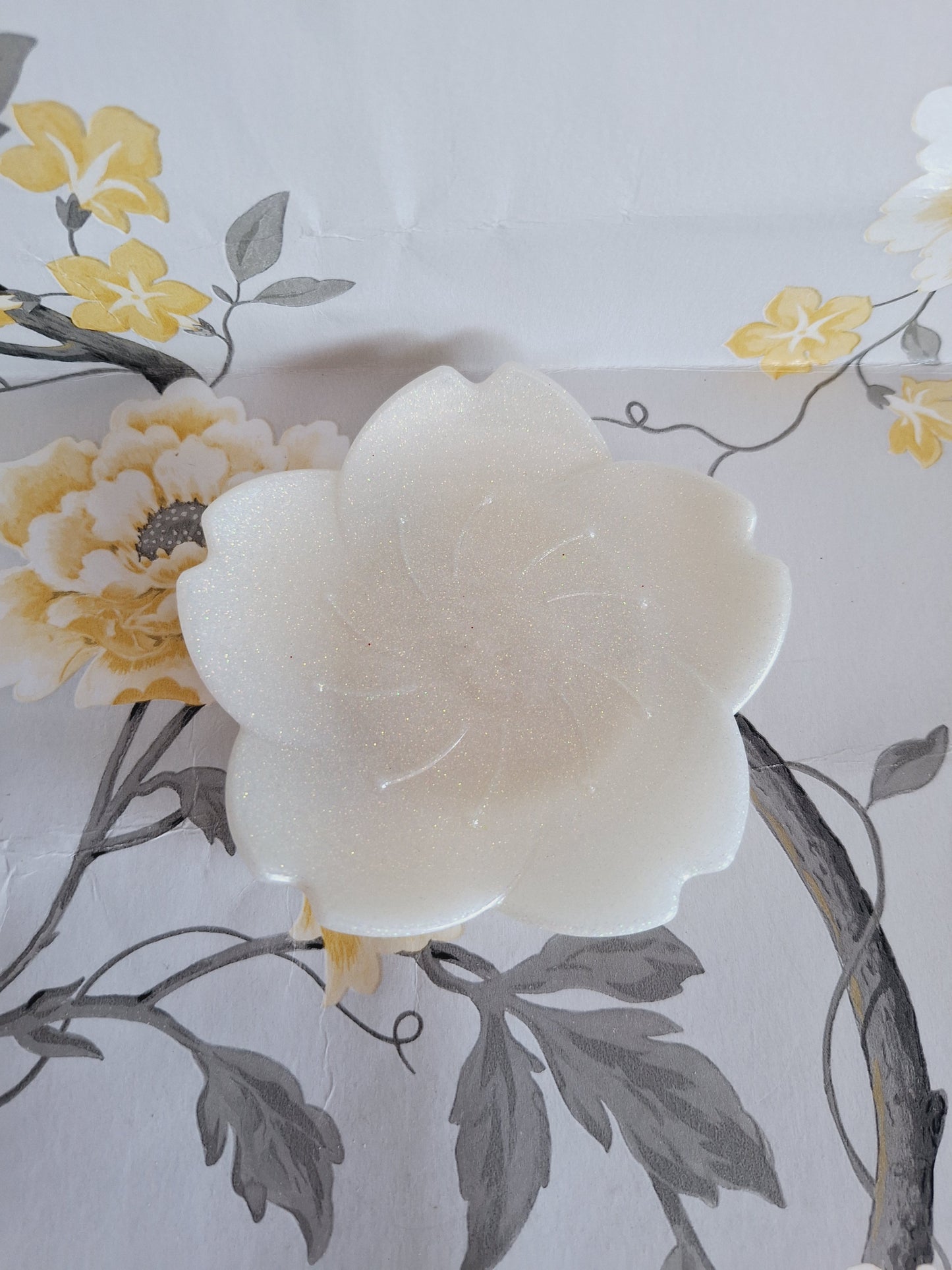 White Cherry Blossom Tray