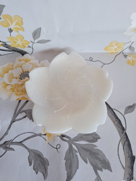 White Cherry Blossom Tray