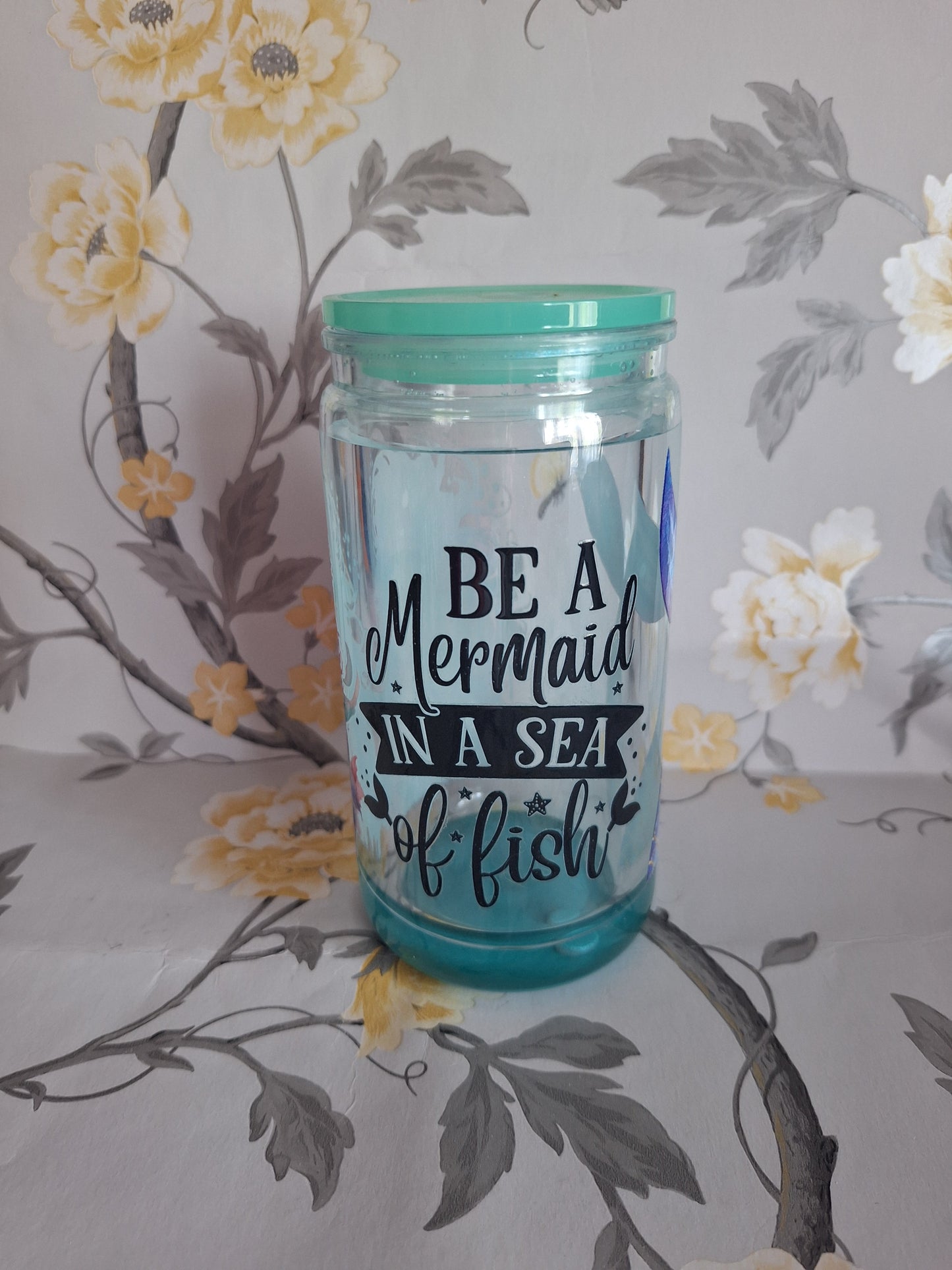Be A Mermaid In A Sea Of Fish Swirl Tumbler