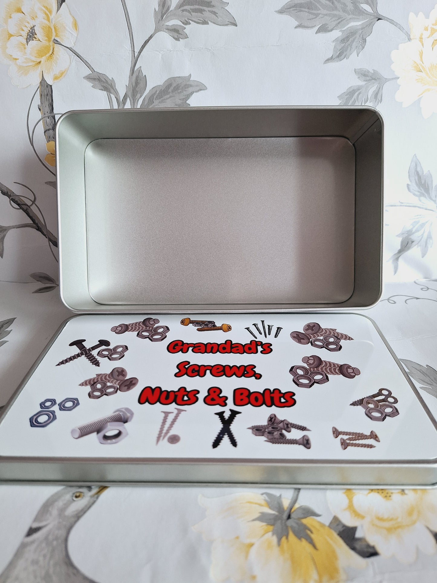 Grandad's Screws, Nuts & Bolts Tin