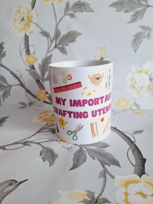 My Important Crafting Utensils Pen Pot