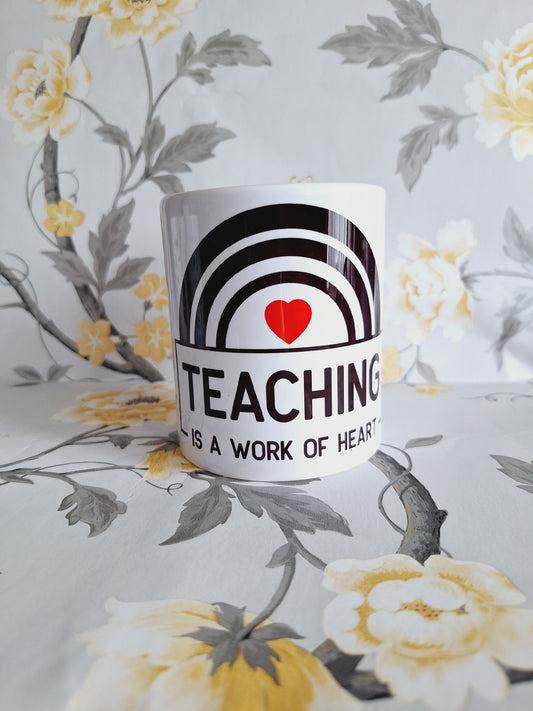 Teaching Is A Work Of Heart Pen Pot