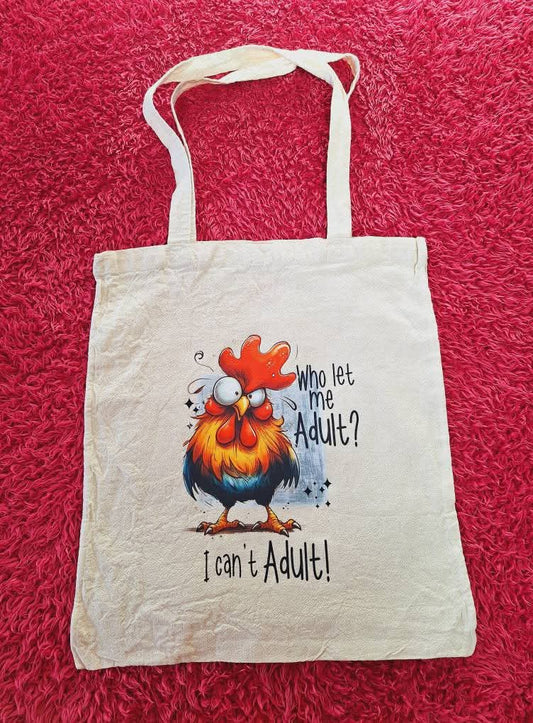I Can't Adult Tote Bag
