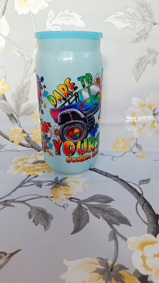 Dare to be Yourself Glass Tumbler