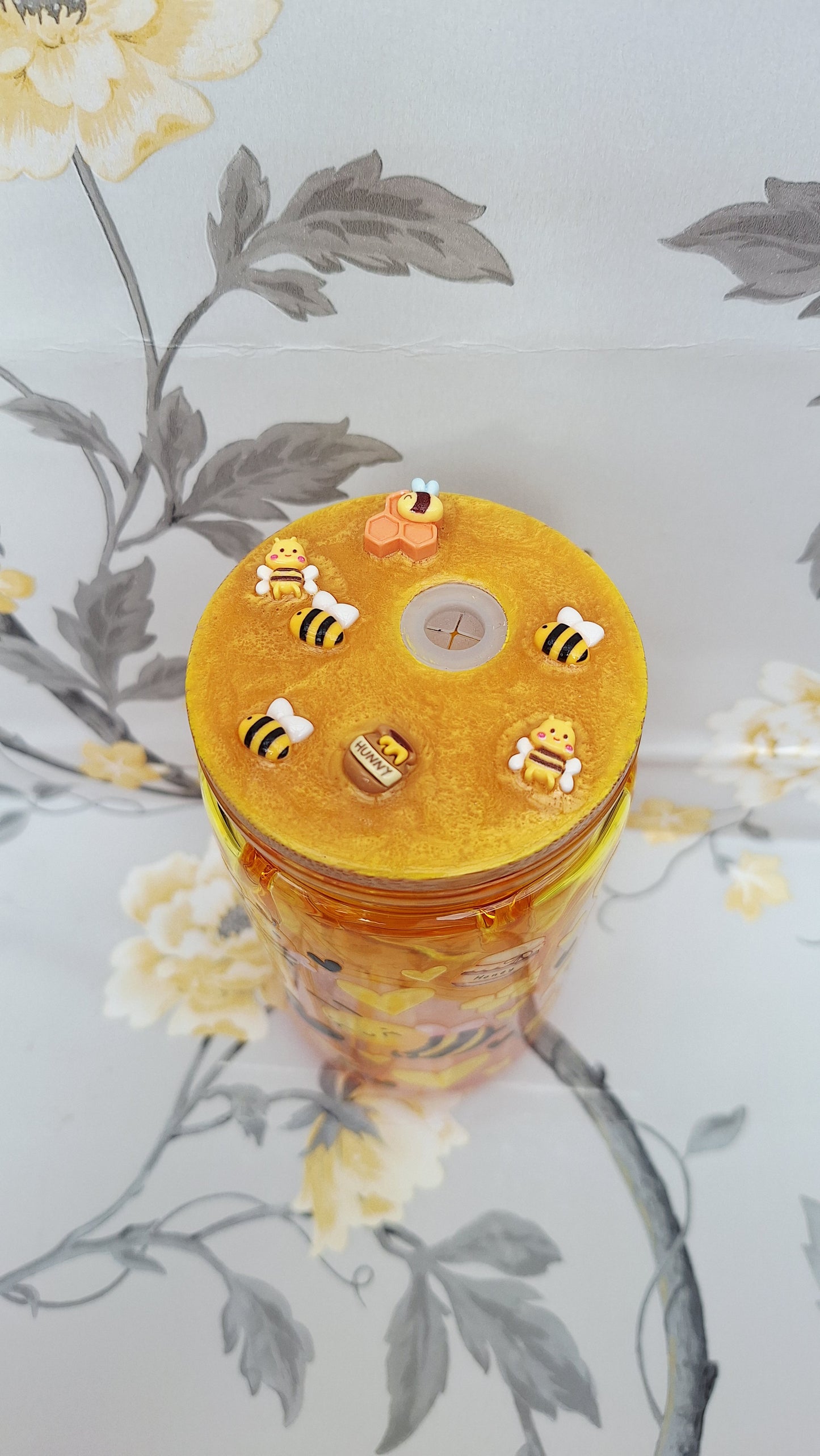 Honey Bee Inspired Honey Drip Snowglobe