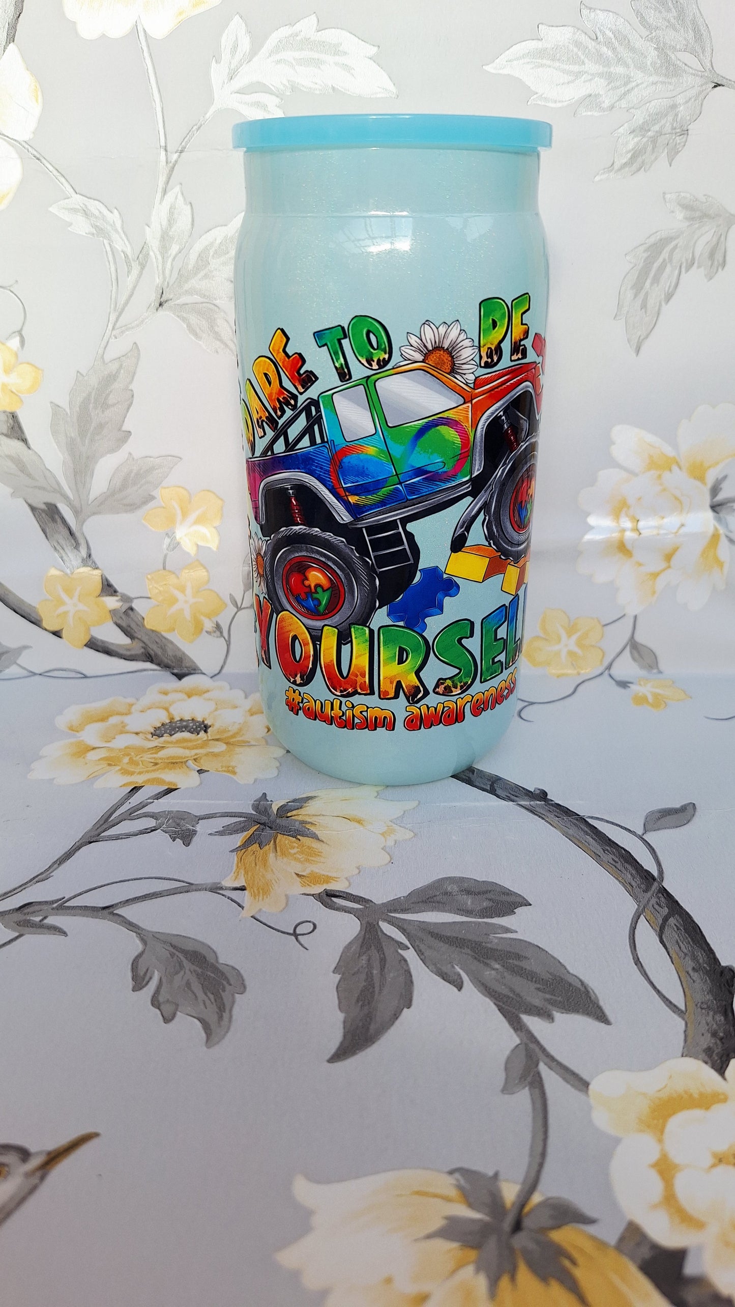 Dare to be Yourself Glass Tumbler